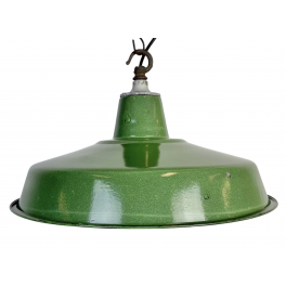 Industriální smaltovaná lampa 