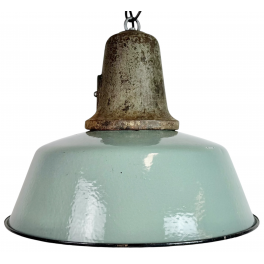 Industriální smaltovaná lampa 