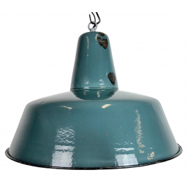 Industriální smaltovaná lampa