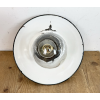 Industriální smaltovaná lampa