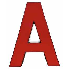 Reklamní svítící  písmeno A