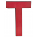 Reklamní svítící  písmeno T