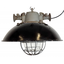 Industriální smaltovaná lampa