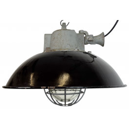 Industriální smaltovaná lampa