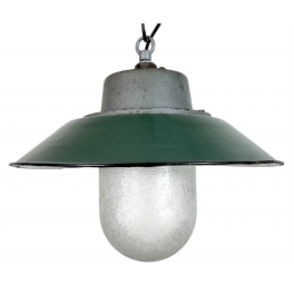 Industriální smaltovaná lampa