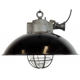Industriální smaltovaná lampa