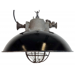 Industriální smaltovaná lampa