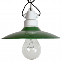 Industriální smaltovaná lampa