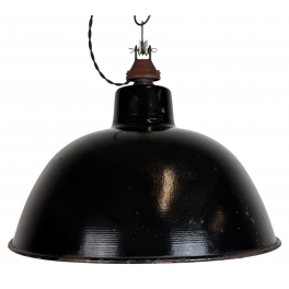 Industriální smaltovaná lampa