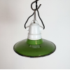 Industriální smaltovaná lampa