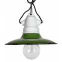 Industriální smaltovaná lampa