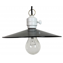 Industriální smaltovaná lampa