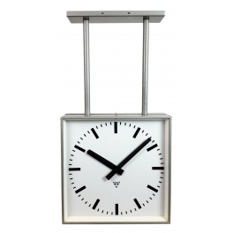 Industri&aacute;ln&iacute; hodiny oboustrann&eacute; PRAGOTRON 44 cm