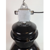 Industriální smaltovaná lampa šedá