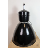 Industriální smaltovaná lampa šedá