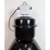 Industriální smaltovaná lampa šedá