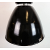 Industriální smaltovaná lampa šedá