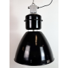 Industriální smaltovaná lampa šedá