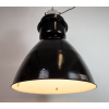 Industriální smaltovaná lampa šedá